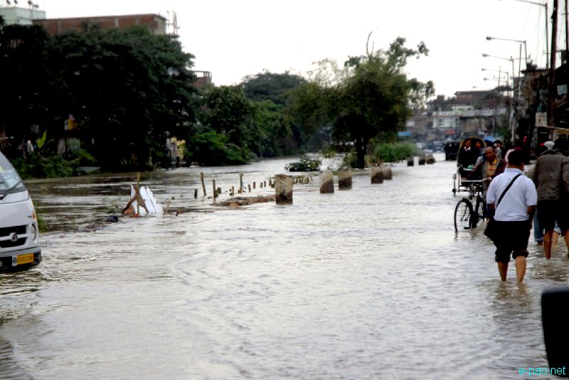 Flood in parts of Imphal :: June 10 2010