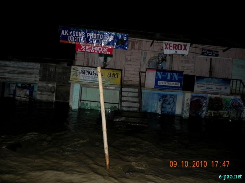 Flood in Imphal East Areas :: October 10 2010