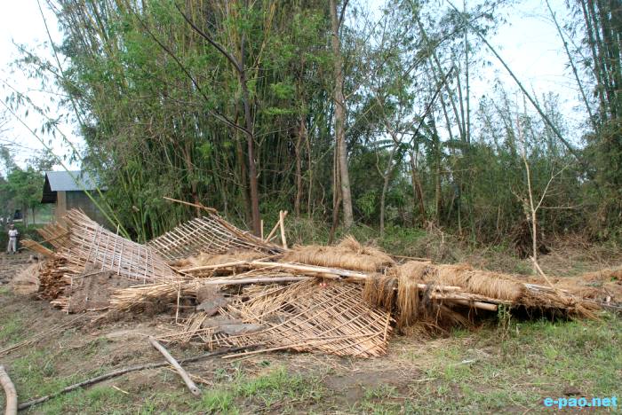 Destruction from Storm at Lilong :: April 2010