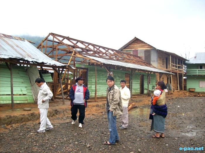 Destruction from Storm at Chandel :: April 2010
