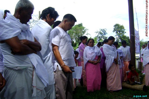 Last Rites for Thokchom Rabina at Lamshang :: July 27 2009