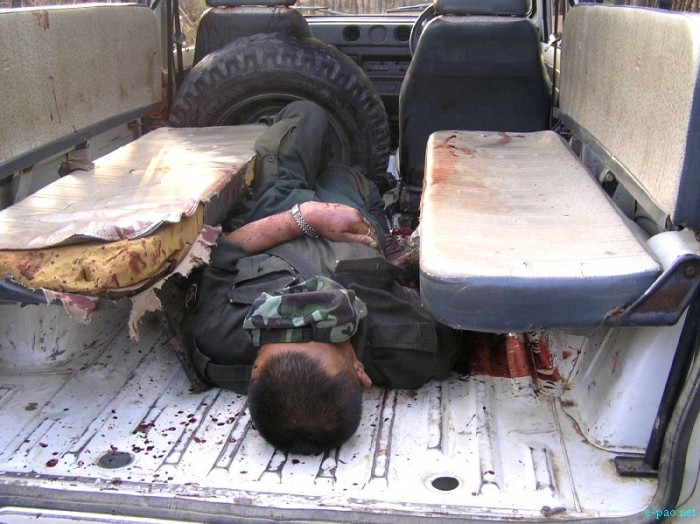 Ambush on Wungnaoshang Keishing's convoy at Riha, Litan :: 15 April 2011