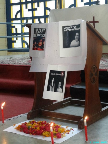Justice for Loitam Richard : Condolence service at Allahabad :: April 29 2012