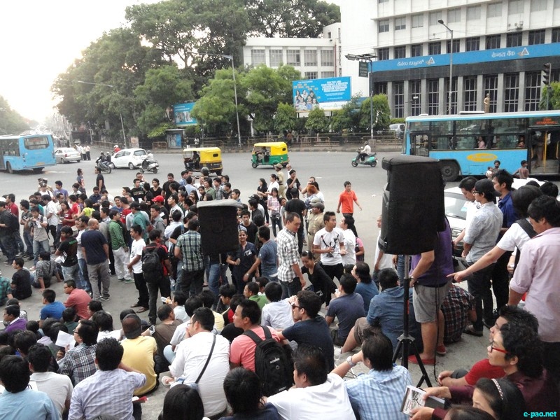Justice for Loitam Richard : Demonstration at Bangalore :: 29 April 2012