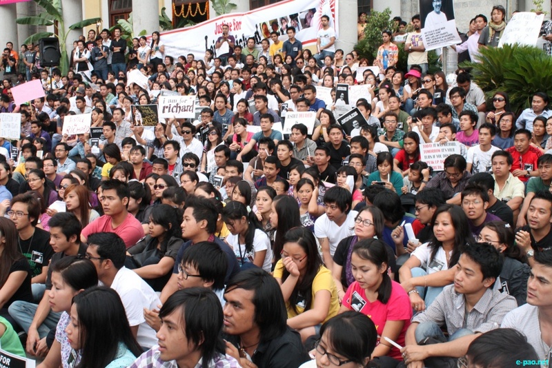 Justice for Loitam Richard : Demonstration at Bangalore :: 29 April 2012