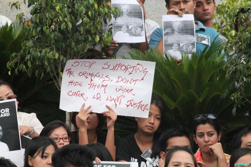 Justice for Loitam Richard : Demonstration at Bangalore :: 29 April 2012