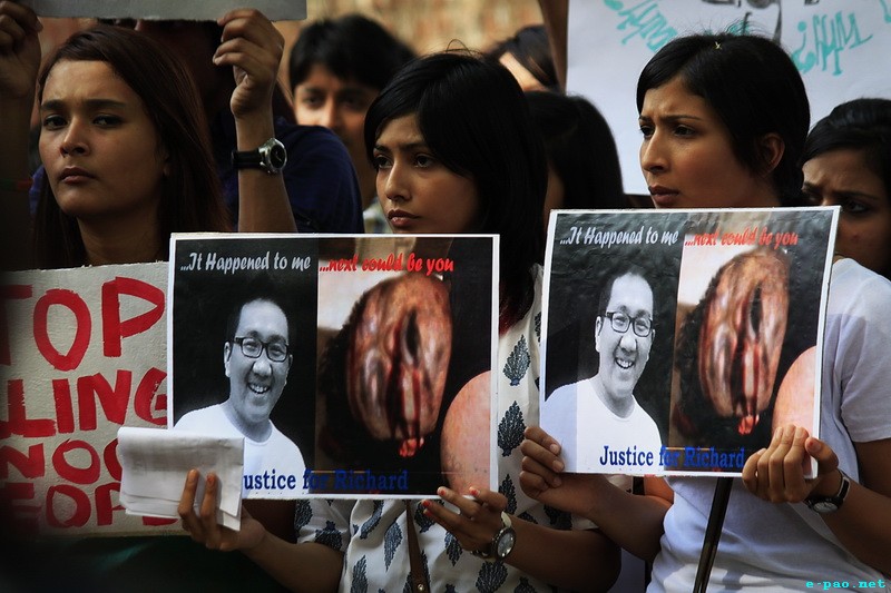 Justice for Loitam Richard : Demonstration at  Jantar Mantar, Delhi on 29 April 2012 