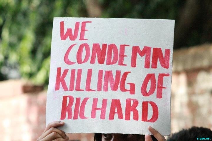 Justice for Loitam Richard : Demonstration at Delhi :: 29 April 2012