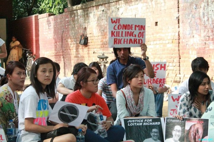 Justice for Loitam Richard : Demonstration at Delhi :: 29 April 2012
