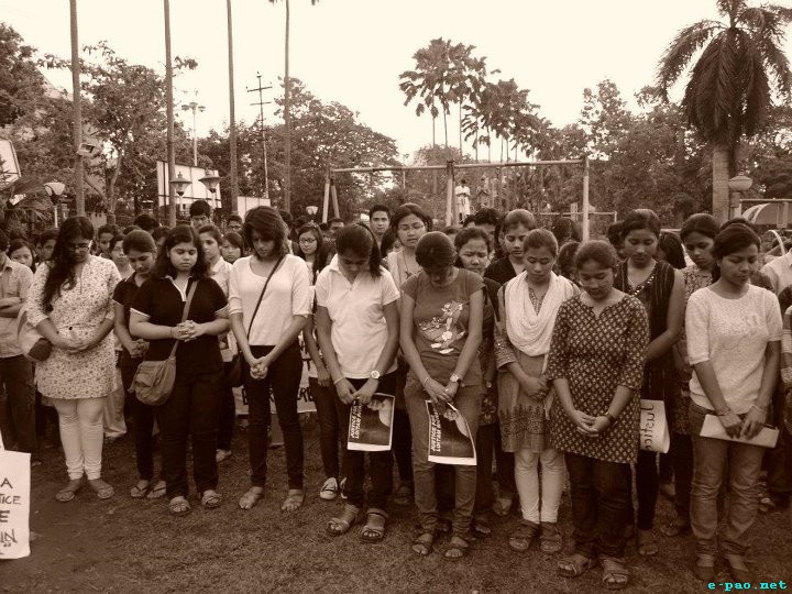 Campaign for Justice for Loitam Richard in Guwahati on May 3 2012