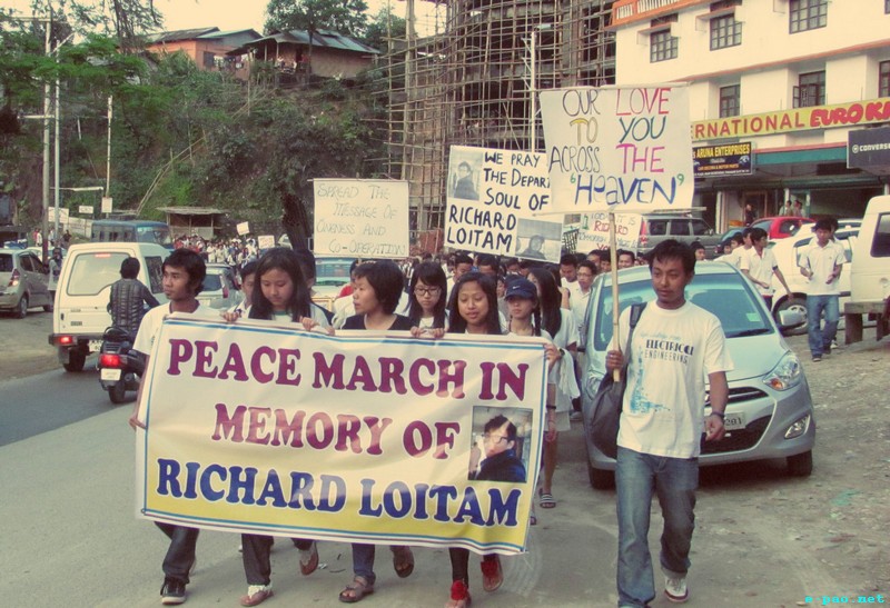Justice for Loitam Richard : Demonstration at Itanagar :: 03 May 2012