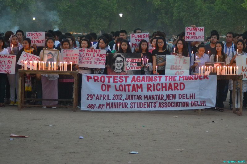 Justice for Loitam Richard Campaign at Jantar Mantar by MSAD