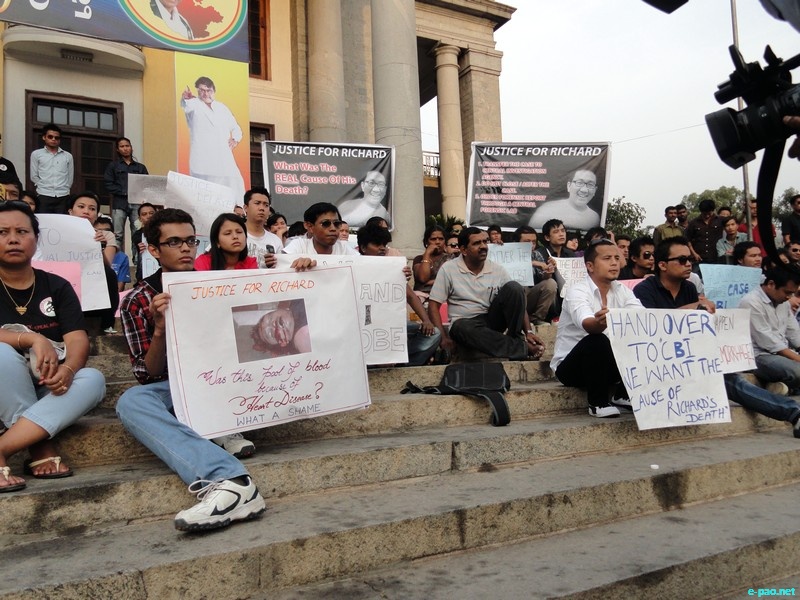 Justice for Loitam Richard : Protest at Town Hall, Bangalore :: 20 May 2012