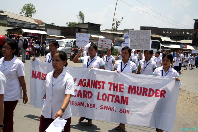 Justice for Loitam Richard : Protest Rally at Imphal :: 07 May 2012