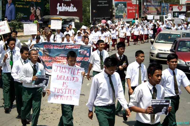 Justice for Loitam Richard : Protest Rally at Imphal :: 07 May 2012
