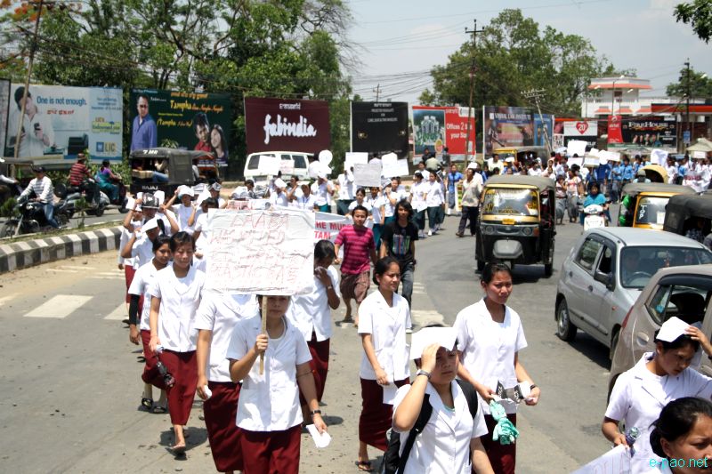 Justice for Loitam Richard : Protest Rally at Imphal :: 07 May 2012