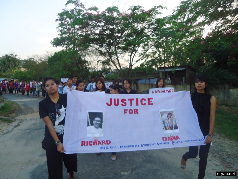 Campaign for Justice for Loitam Richard in Silchar on May 5 2012