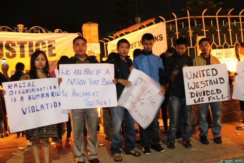 Candle Light vigil for Loitam Richard & Dana Sangma at Shillong :: 03 May 2012