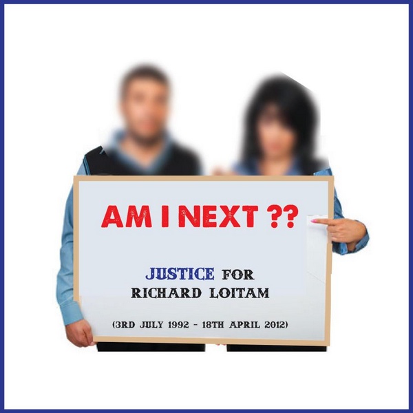 Justice for Richard Loitam :: April  2012