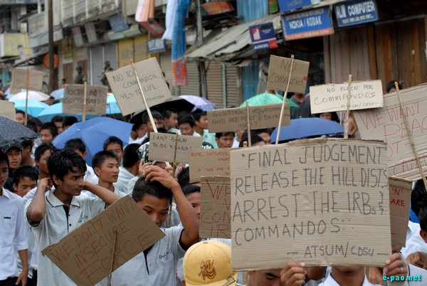 CCpur protest against deployment of Commandos and IRB :: August 11 2009