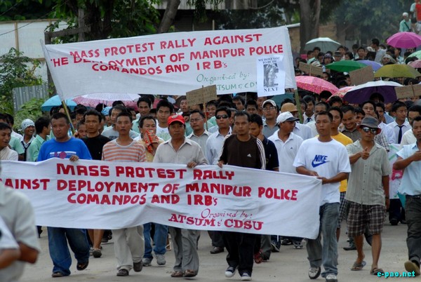 CCpur protest against deployment of Commandos and IRB :: August 11 2009