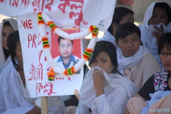 Sit-in-Protest against murder of Dr