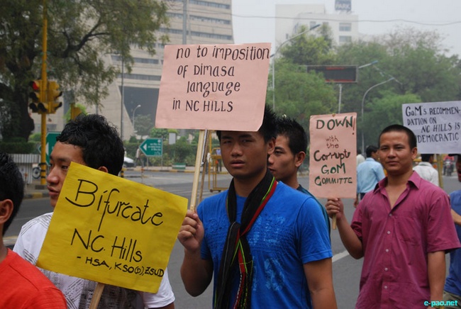 Delhi Protest Rally on NC Hills, Assam :: March 25 2010