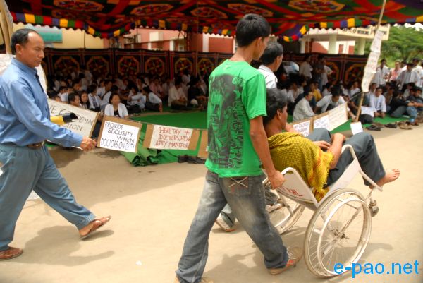 RIMS Student Protest Doctor Abduction at Churachandpur :: 20 July 2010