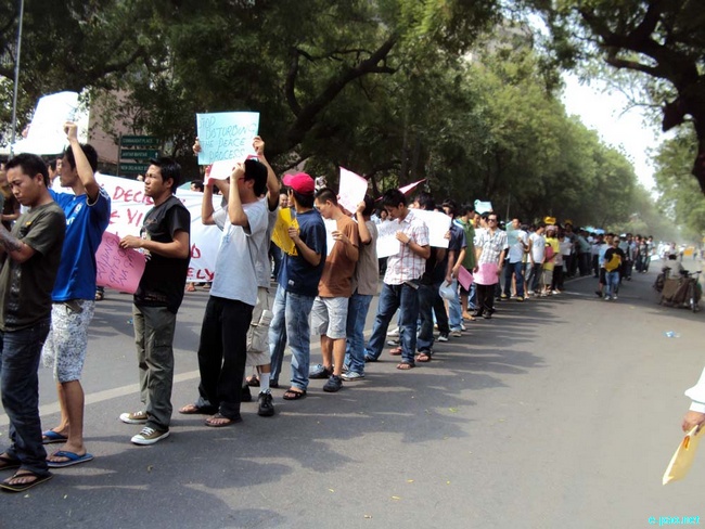 NSUD Protest Rally at New Delhi :: May 07 2010