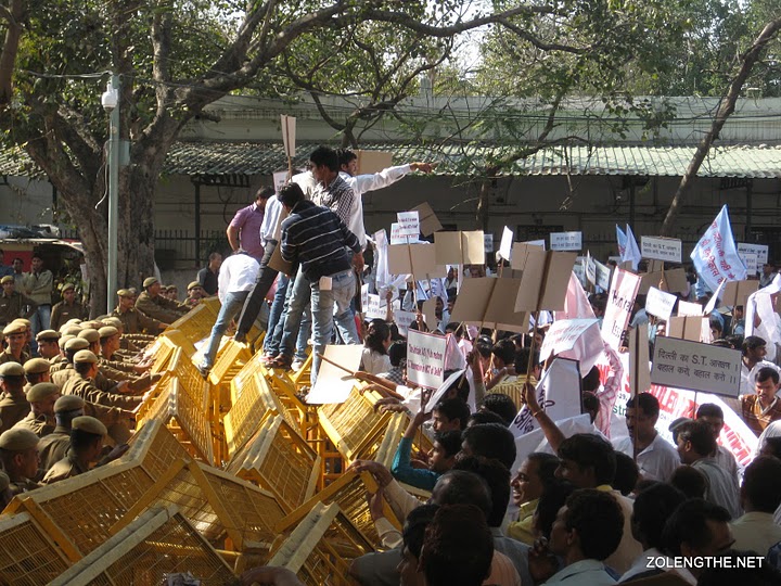 Rally against cancellation of Scheduled Tribe reservation, New Delhi :: 08 March 2011