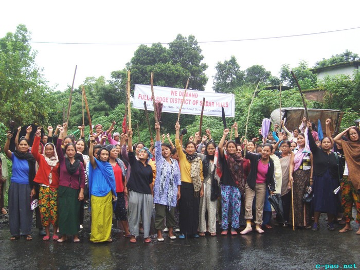 Economic Blockade imposed by the Sadar Hills Districthood Demand Committee :: August 12 2011