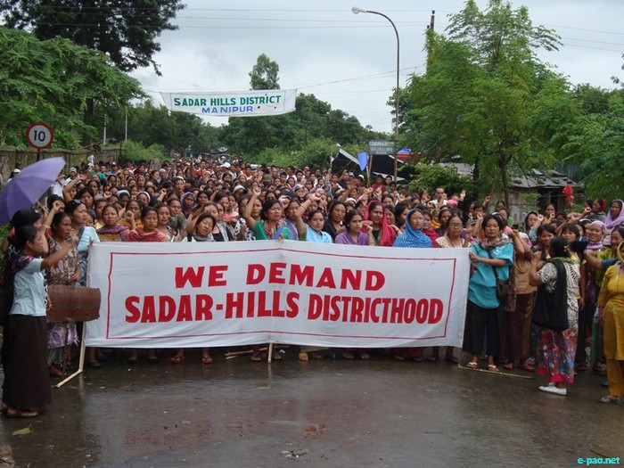 Economic Blockade imposed by the Sadar Hills Districthood Demand Committee :: August 14 2011