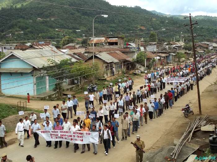 Nagas rally against Sadar Hills district demand :: August 19 2011