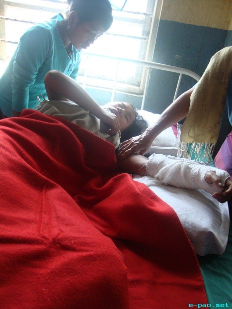 SHDDC bandh supporter injured on 6th September evening incident at Kangpokpi :: September 06 2011
