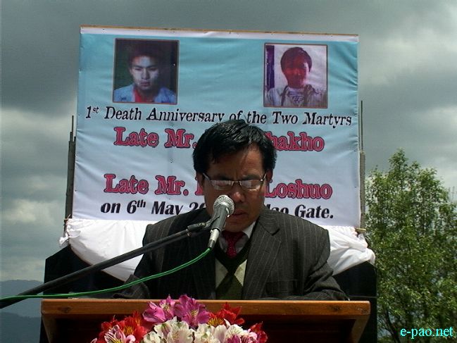 First anniversary observation of Mao incident :: May 06 2011