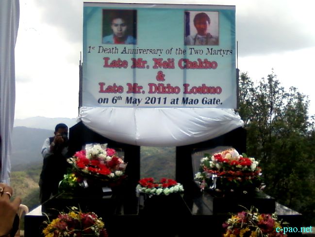 First anniversary observation of Mao incident :: May 06 2011