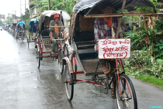 Rickshaw Driver Rally against the blockade of National Highway :: 29 May 2010