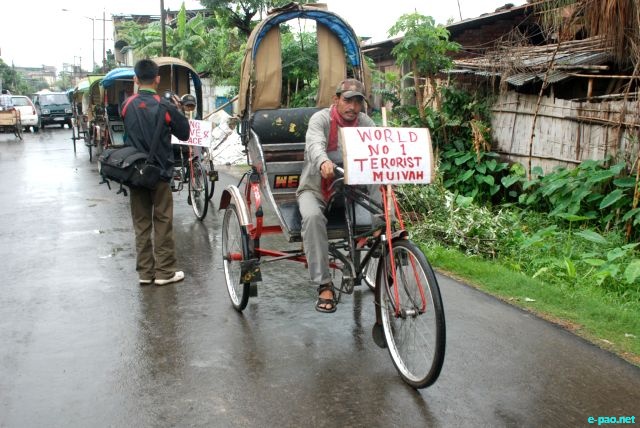 Rickshaw Driver Rally against the blockade of National Highway :: 29 May 2010