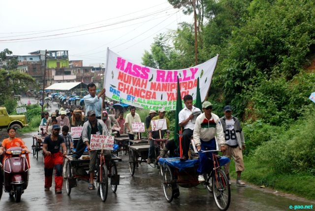 Rickshaw Driver Rally against the blockade of National Highway :: 29 May 2010