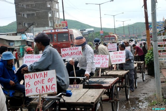 Rickshaw Driver Rally against the blockade of National Highway :: 29 May 2010