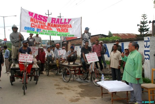 Rickshaw Driver Rally against the blockade of National Highway :: 29 May 2010