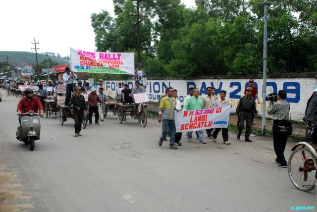 Rickshaw Driver Rally against the blockade of National Highway :: 29 May 2010