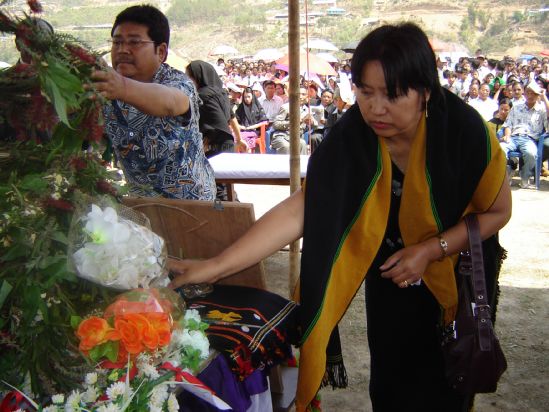 Hrinii Hubert and Muhini Martin's Funeral at Senapati :: April 4, 2007
