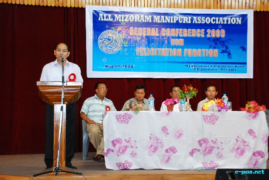 All Mizoram Manipuri Association's General Conference 2009 cum Felicitation Function :: May 24 2009