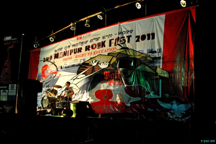 3rd Manipur Rock Fest 2011 - Theme - Right to Education  :: 21 / 22  Oct, 2011 2011