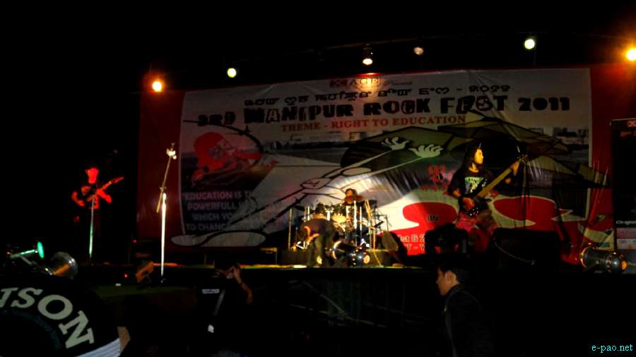 3rd Manipur Rock Fest 2011 - Theme - Right to Education  :: 21 / 22  Oct, 2011 2011