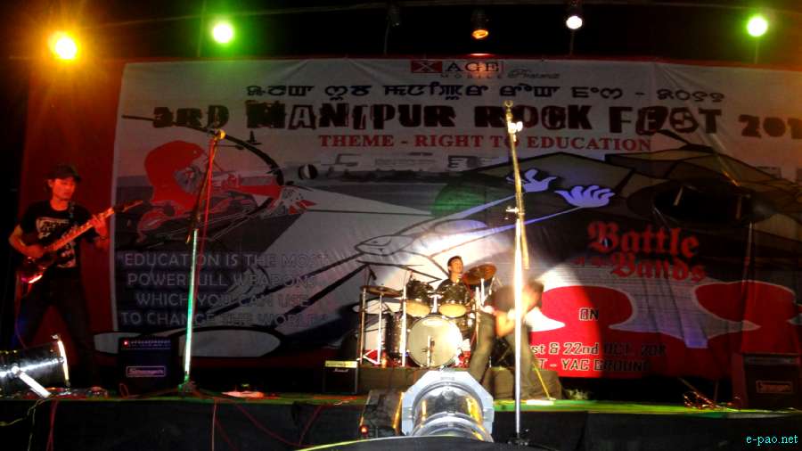 3rd Manipur Rock Fest 2011 - Theme - Right to Education  :: 21 / 22  Oct, 2011 2011