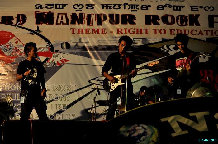 3rd Manipur Rock Fest 2011 - Theme - Right to Education  :: 21 / 22  Oct, 2011 2011