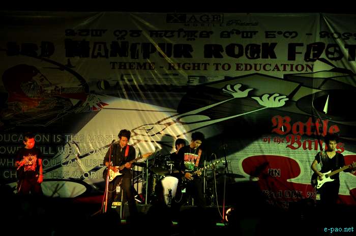 3rd Manipur Rock Fest 2011 - Theme - Right to Education  :: 21 / 22  Oct, 2011 2011