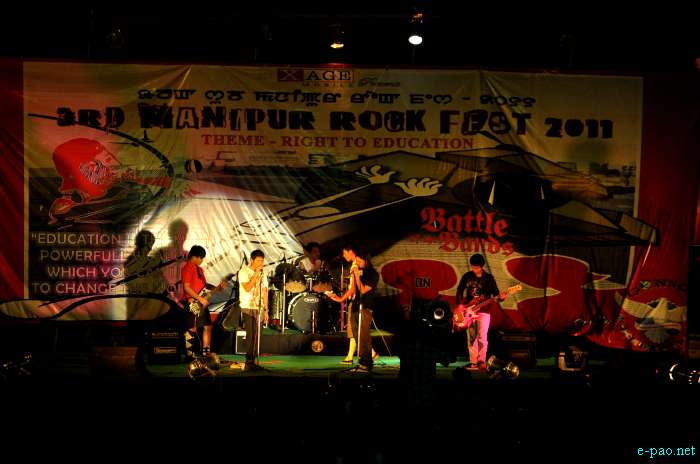 3rd Manipur Rock Fest 2011 - Theme - Right to Education  :: 21 / 22  Oct, 2011 2011
